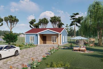 82 m² Steel Frame House