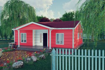 100 m² Steel Frame House