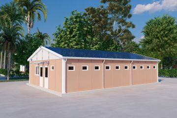 Modular WC-Shower with Laundry